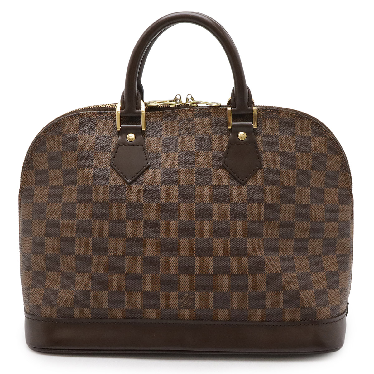 Louis Vuitton ハンドバッグ ブラウン 中古・古着通販】LOUIS VUITTON (ルイ ヴィトン) ハンドバッグ