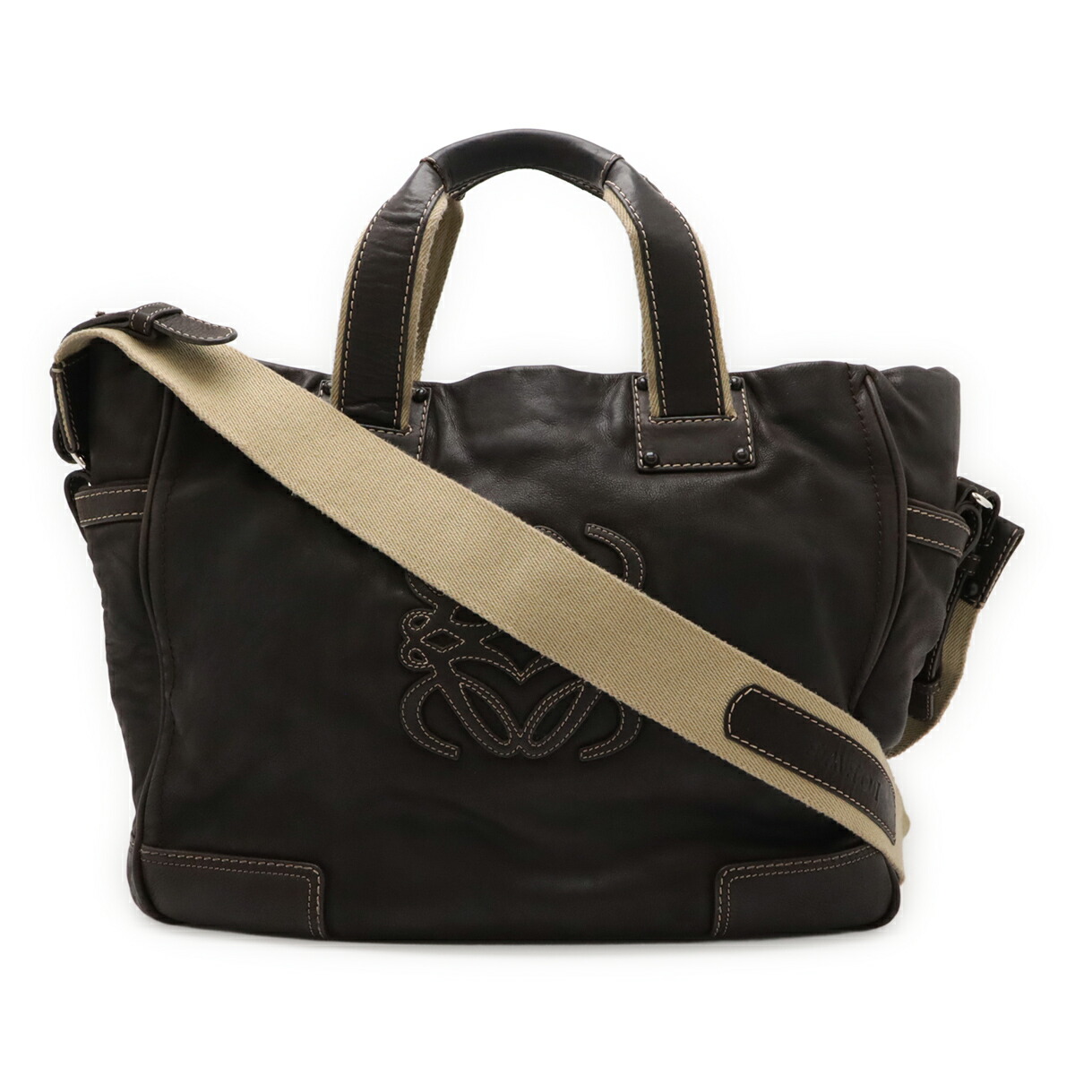 楽天市場】ロエベ【LOEWE】ダッフル50 クロス ボストンバッグ グレー