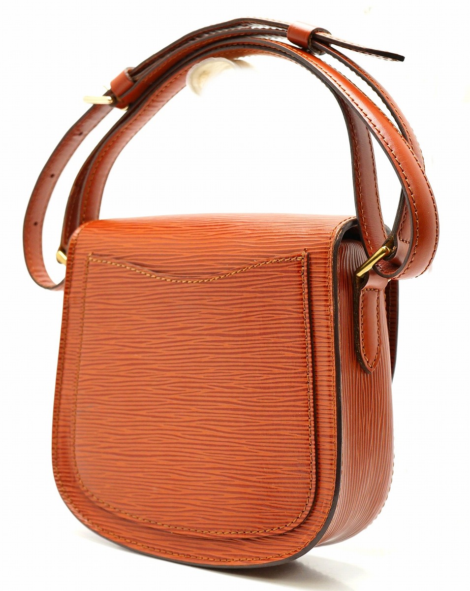 【バッグ】LOUISVUITTONルイヴィトンエピミニサンクルーショルダーバッグショルダーポシェット斜め掛けレザーケニアブラウンブラウンM52213【】【k】