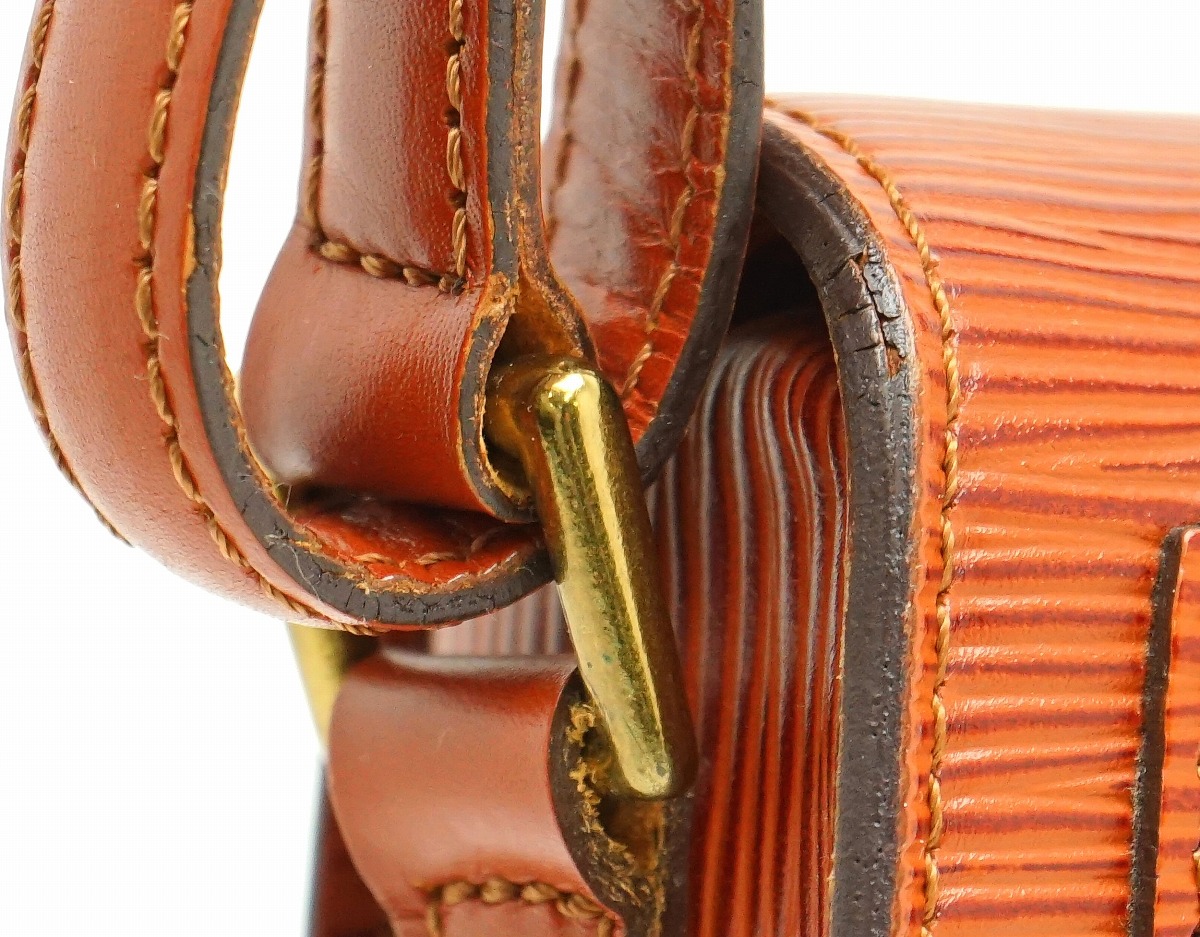 【バッグ】LOUISVUITTONルイヴィトンエピミニサンクルーショルダーバッグショルダーポシェット斜め掛けレザーケニアブラウンブラウンM52213【】【k】