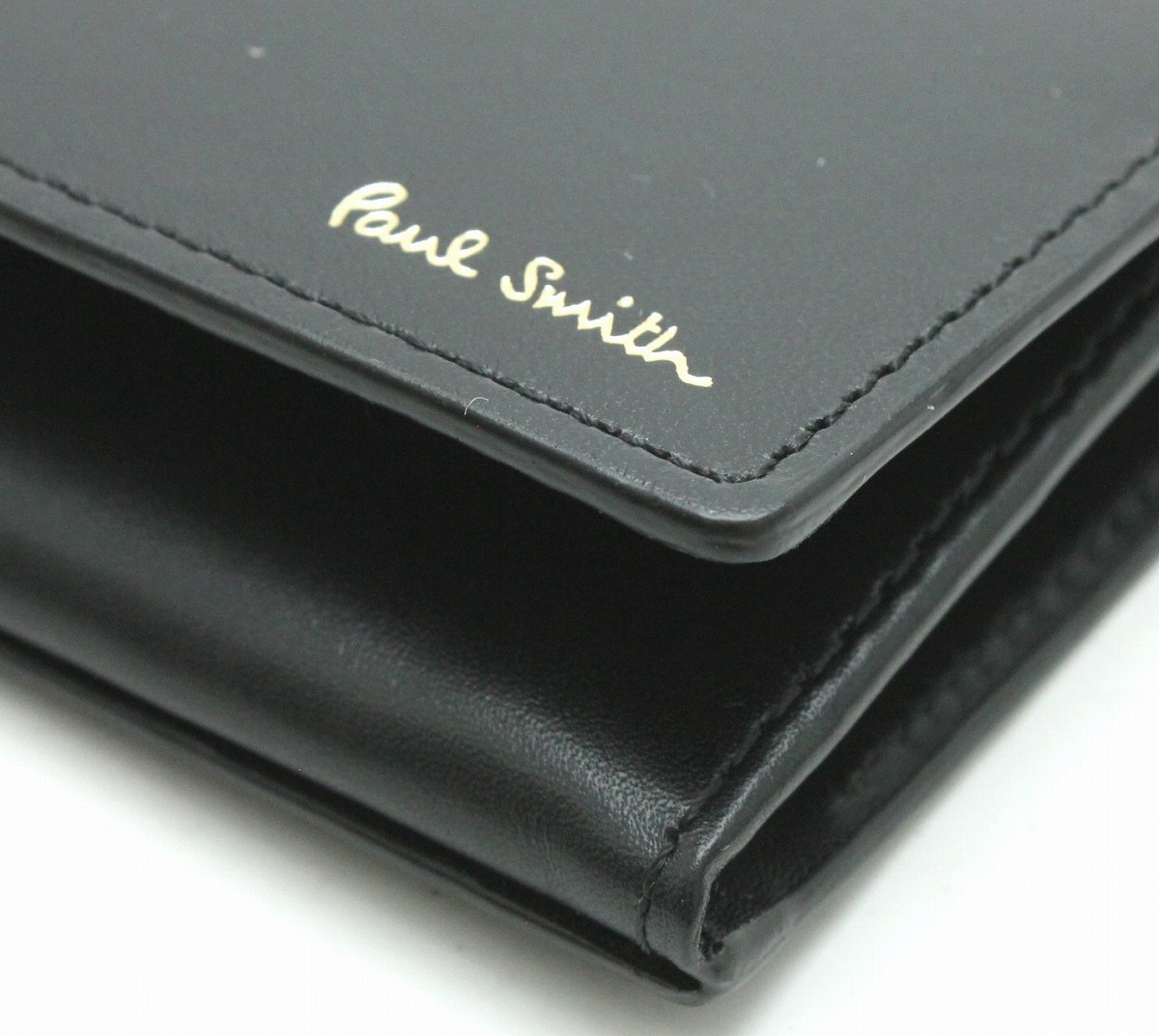 ポール Smith 名刺入れ Paul オメガ 新品未使用品 Blumin カーフ 黒 レザー P262 グッチ ブラック カードケース スミス K ブルーミン 森田質店 ポール Smith 名刺入れ Paul オメガ 新品未使用品 Blumin カーフ 黒 レザー P262 グッチ ブラック カードケース スミス K ブルーミン 森田質店