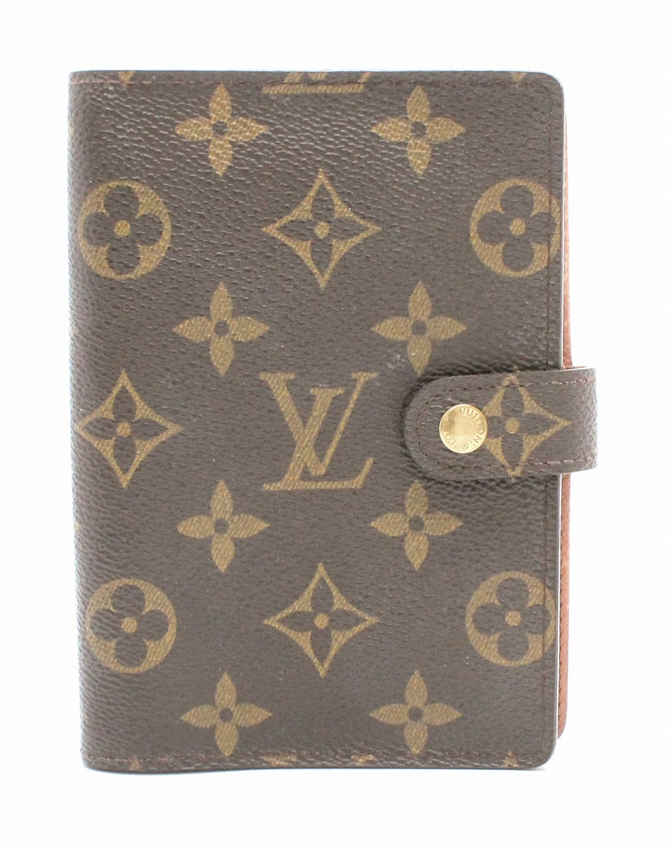 【s】 システム手帳 手帳カバー ルイ ヴィトン LOUIS VUITTON 【中古】 R20005 モノグラム 6穴式手帳カバー 【Blumin/森田質店】 アジェンダPM