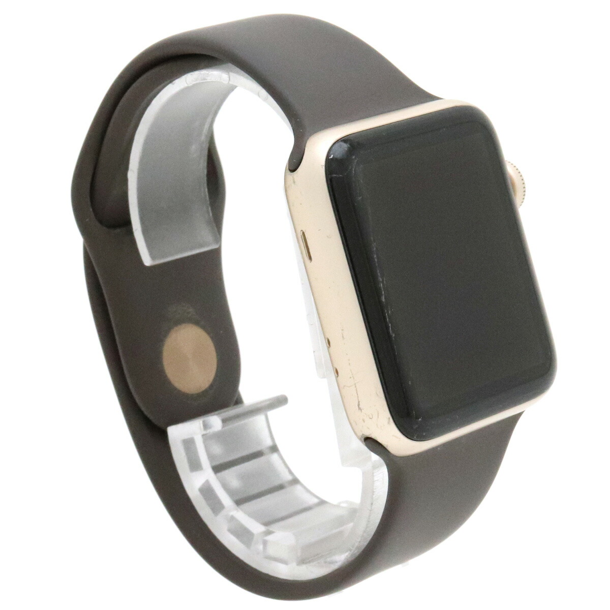 楽天市場 ウォッチ アップルウォッチ Series2 42mm ゴールドアルミニウムケース ラバー 充電式 スマートウォッチ 腕時計 A1758 中古 ブルーミン 森田質店