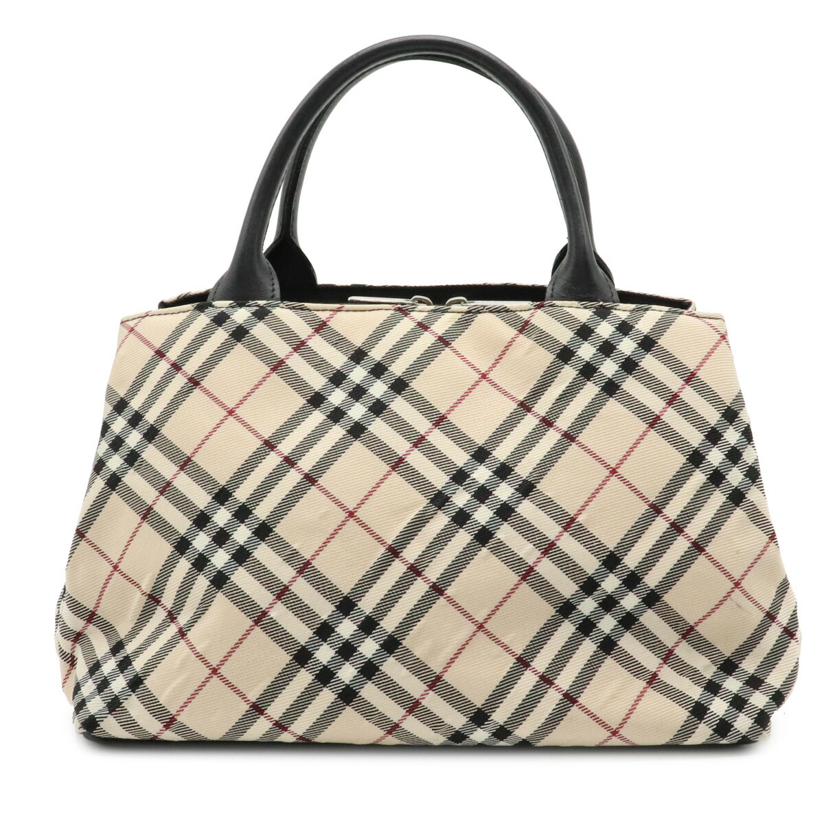バッグ ブラック ベージュ Burberry レッド バーバリー ブルーレーベル ハンドバッグ チェック柄 ナイロンキャンバス レザー ブラック 黒 ベージュ レッド 赤 中古 ブルーミン 森田質店 バッグ ブラック ベージュ Burberry レッド バーバリー ブルーレーベル ハンドバッグ チェック柄 ナイロンキャンバス レザー ブラック 黒 ベージュ レッド 赤 中古 ブルーミン 森田質店