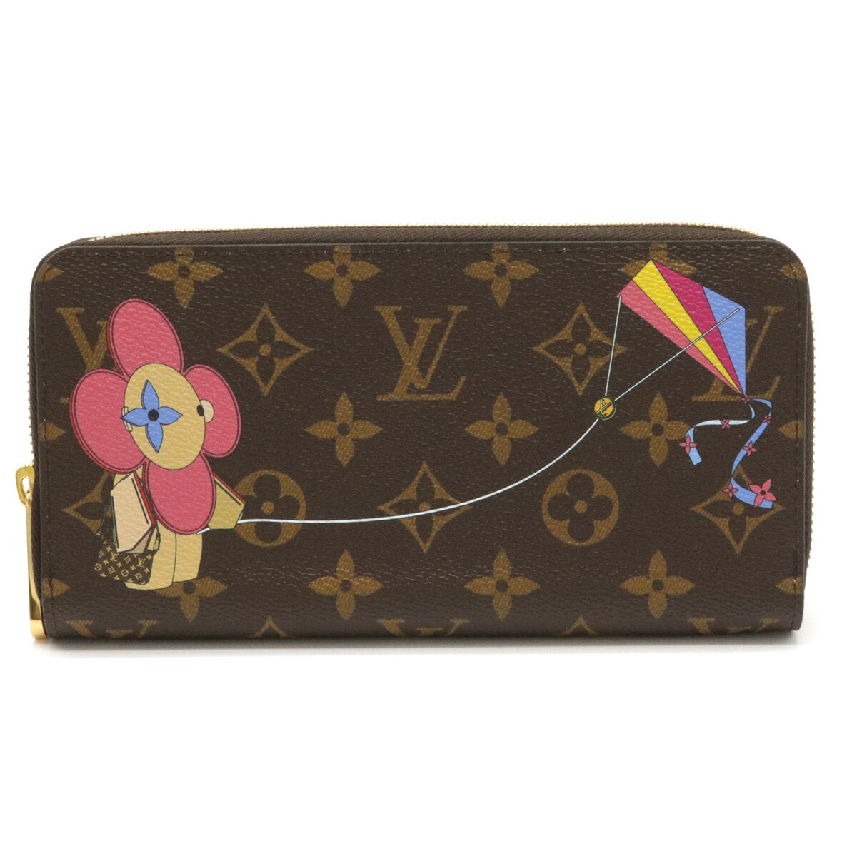 財布 Vuitton モノグラム 財布 ケース Louis ルイ ジッピーウォレット ヴィヴィエンヌ ヴィトン イラスト 財布 Louis 日本限定 M ヴィトン ラウンドファスナー長財布 プリント 中古 ブルーミン 森田質店ｓランク品