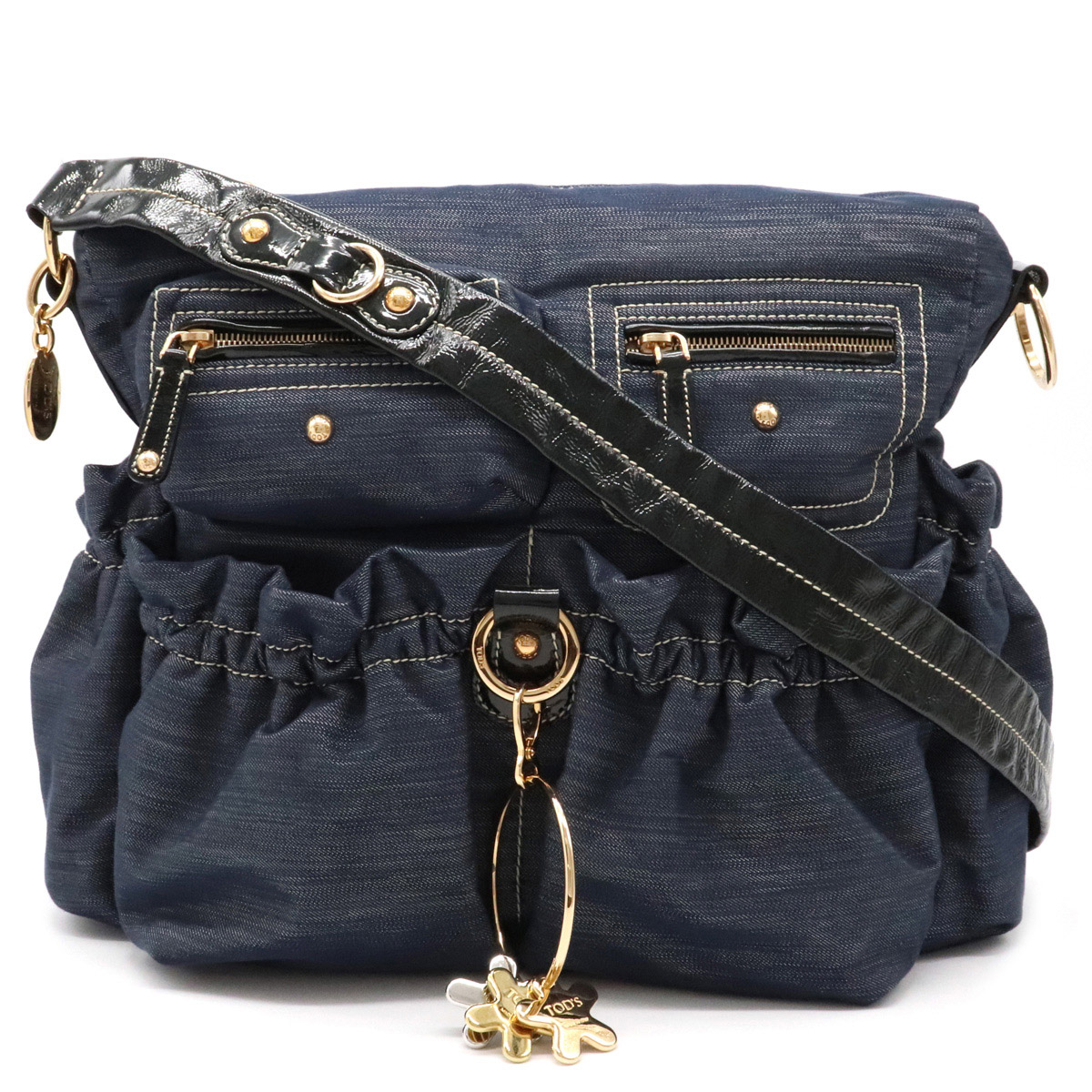 ディズニープリンセスのベビーグッズも大集合 2way セミショルダー ワンショルダー ショルダーバッグ マザーズバッグ トッズ 未使用品 バッグ Tod S キャンバス 中古 青 デニムブルー パテントレザー Golfgruppe Com