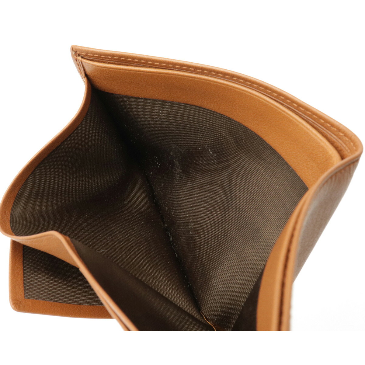 LOEWE Anagram 2 Bold Bottom Bad Fold Book Leather Brown Tea LOEWE Anagram 2 Bold Bottom Bad Fold Book Leather Brown Tea