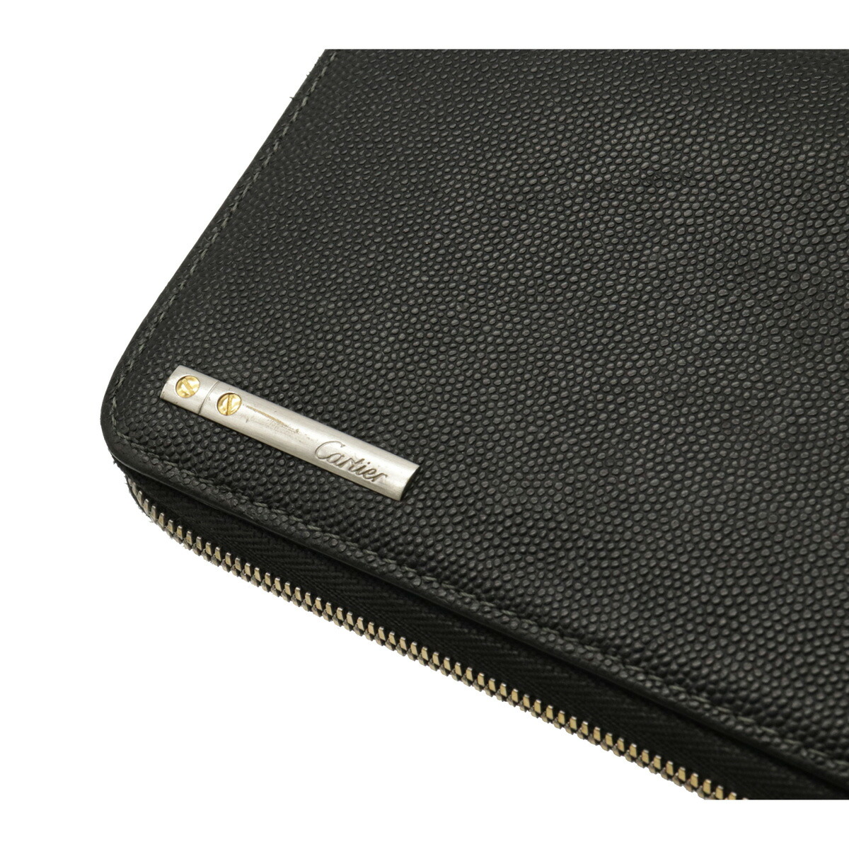 中古 L ラウンドファスナー Cartier 財布 ケース ドゥ 財布 ブラック ドゥ 型押しレザー シルバー金具 黒 サントス ブルーミン 森田質店 長財布 カルティエ L カルティエ 中古 L ラウンドファスナー Cartier 財布 ケース ドゥ 財布 ブラック ドゥ 型押しレザー シルバー金具 黒 サントス ブルーミン 森田質店 長財布 カルティエ L カルティエ