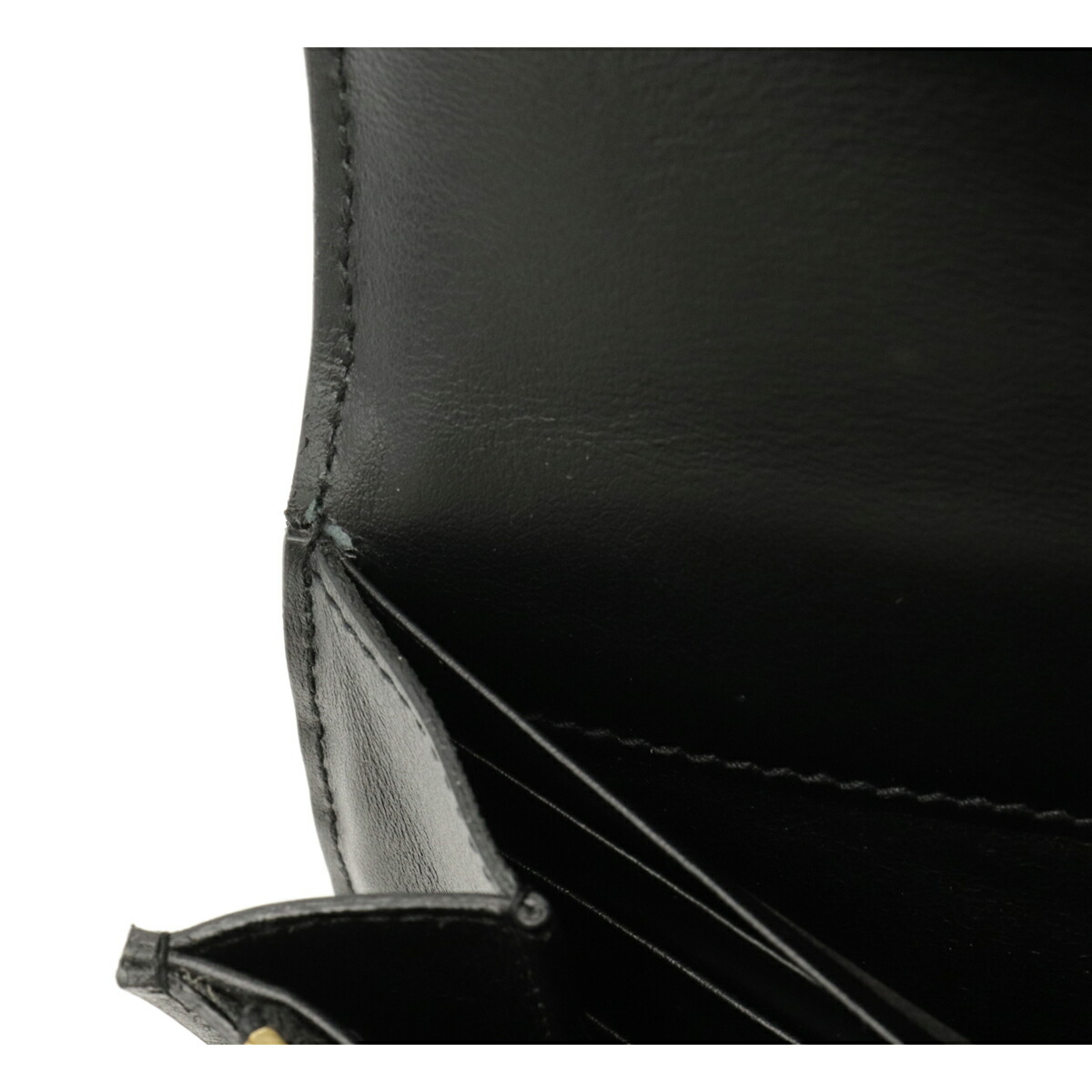 財布 ローラン Paris Ysl 2つ折り長財布 財布 Saint Saint レザー サン 中古 バッグ 小物 ブランド雑貨 クロコ型押し イブサンローラン ブラック 黒 Laurent パリ ゴールド金具 中古 ブルーミン 森田質店