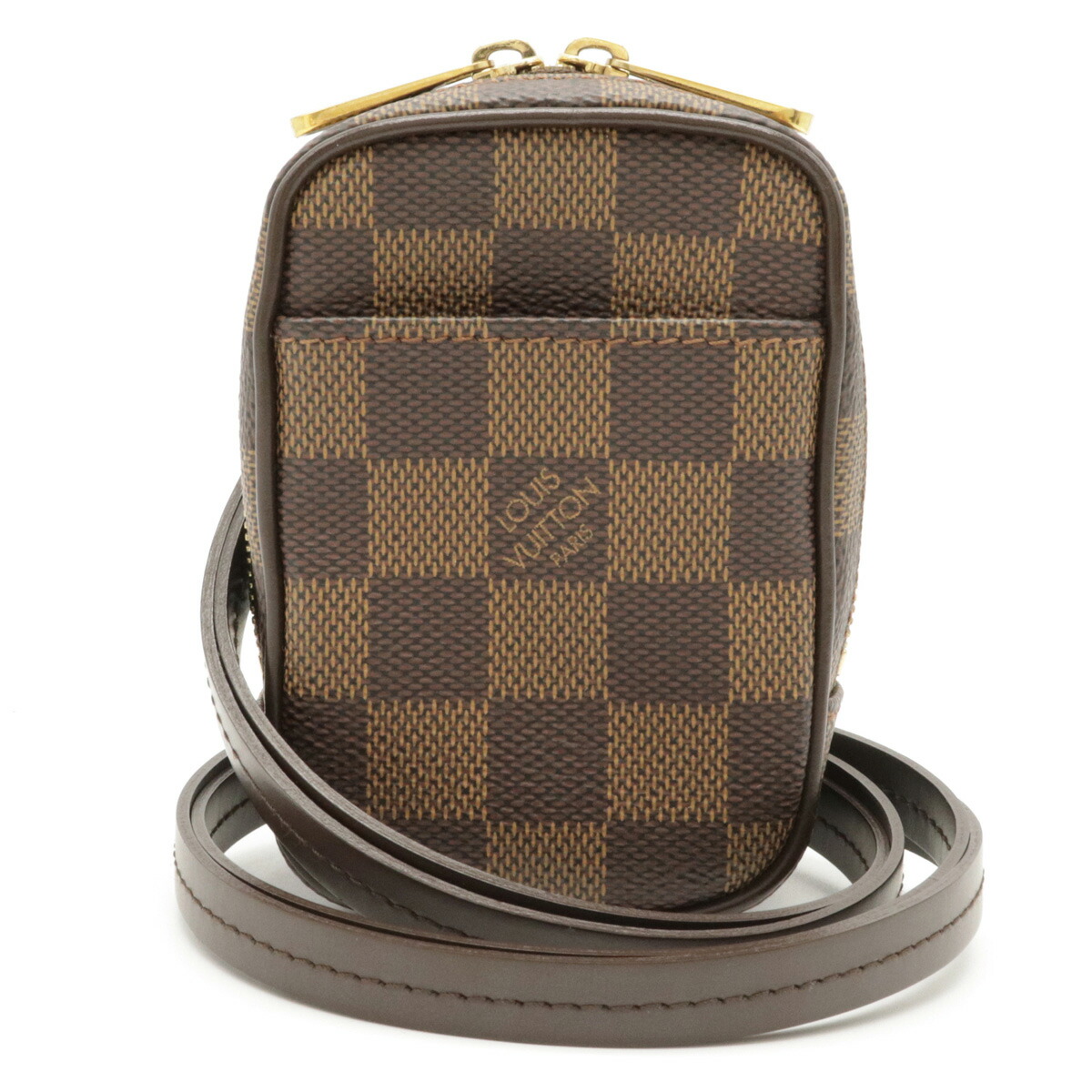 27508円 【全商品オープニング価格 LOUIS VUITTON ルイ ヴィトン ダミエ エテュイ オカピPM デジカメケース ミニポーチ  マルチポーチ 小物入れ ショルダーポーチ N61738