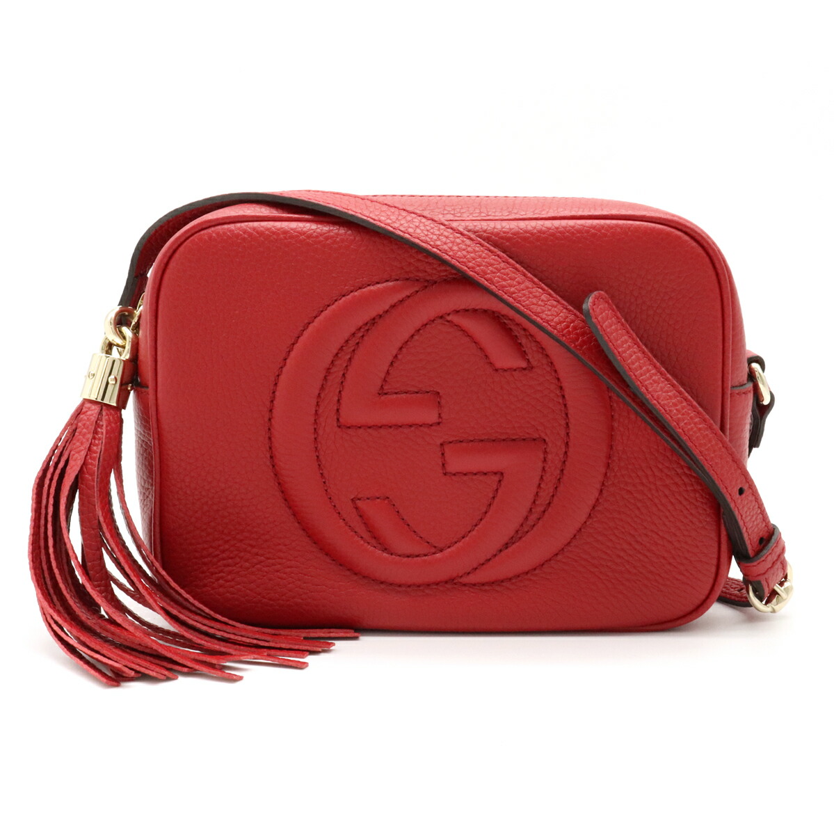 祝開店!大放出セール開催中】 グッチ GUCCI レッド ソーホーレザー