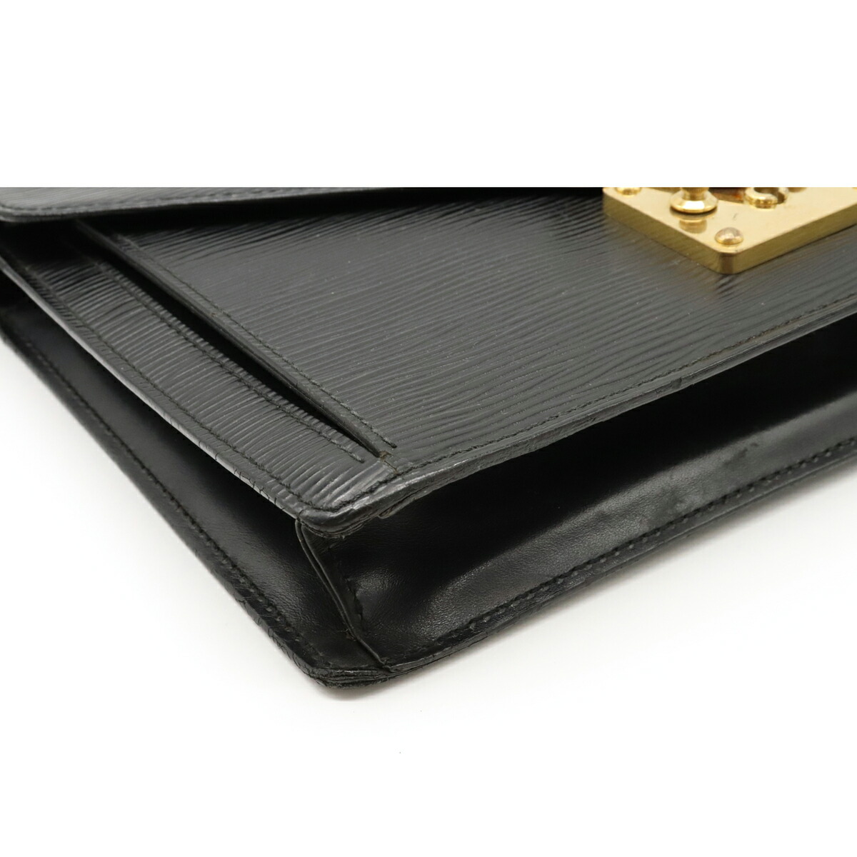Louis Vuitton M エピ ゴールド金具 セカンドバッグ セリエ ドラゴンヌ ノワール ブラック ポシェット ルイ ヴィトン 黒 大特価放出 ルイ