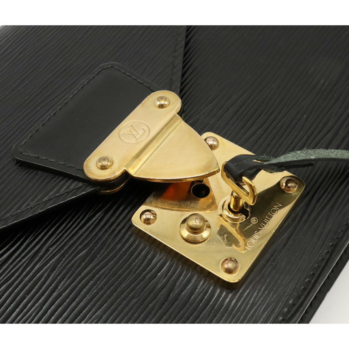 Louis Vuitton M エピ ゴールド金具 セカンドバッグ セリエ ドラゴンヌ ノワール ブラック ポシェット ルイ ヴィトン 黒 大特価放出 ルイ