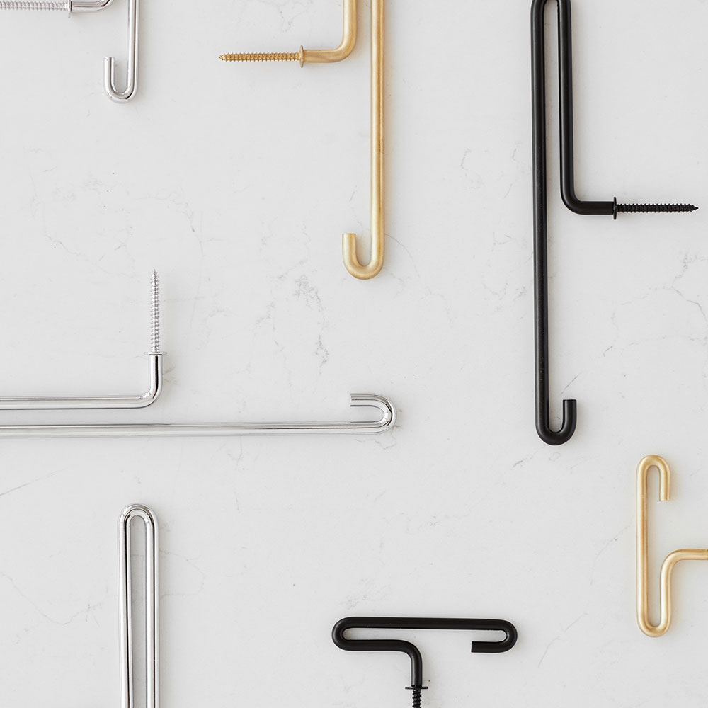 Moebe Wall Hook Large Chrome Plated Steel 113907