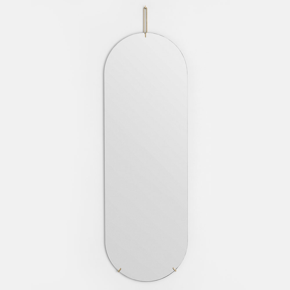 【楽天市場】MOEBE / TALL WALL MIRROR (Brass)【トールウォールミラー/鏡/デンマーク/インテリア/ブラス/真鍮