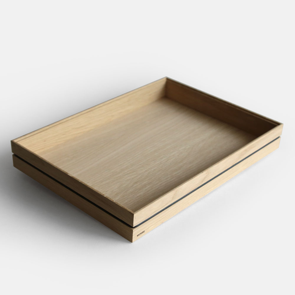 MOEBE ムーベ / Organise L｜系統づける お盆 ボックス席 箱 小入れもの 納める オーク材材 デンマーク王国 室内装飾 分かりやすい ミニマル ホテルライク ひな形 自然的 ORGLO｜118977
