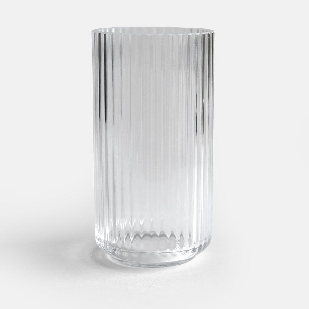 Lyngby Porcelain リュンビューポーセリン / Vase Glass 20珊(Clear)｜硝子軍事基地 花立て 北欧 御花軍事基地 せつ然たる 分かりやすい 差し上げ物｜119008