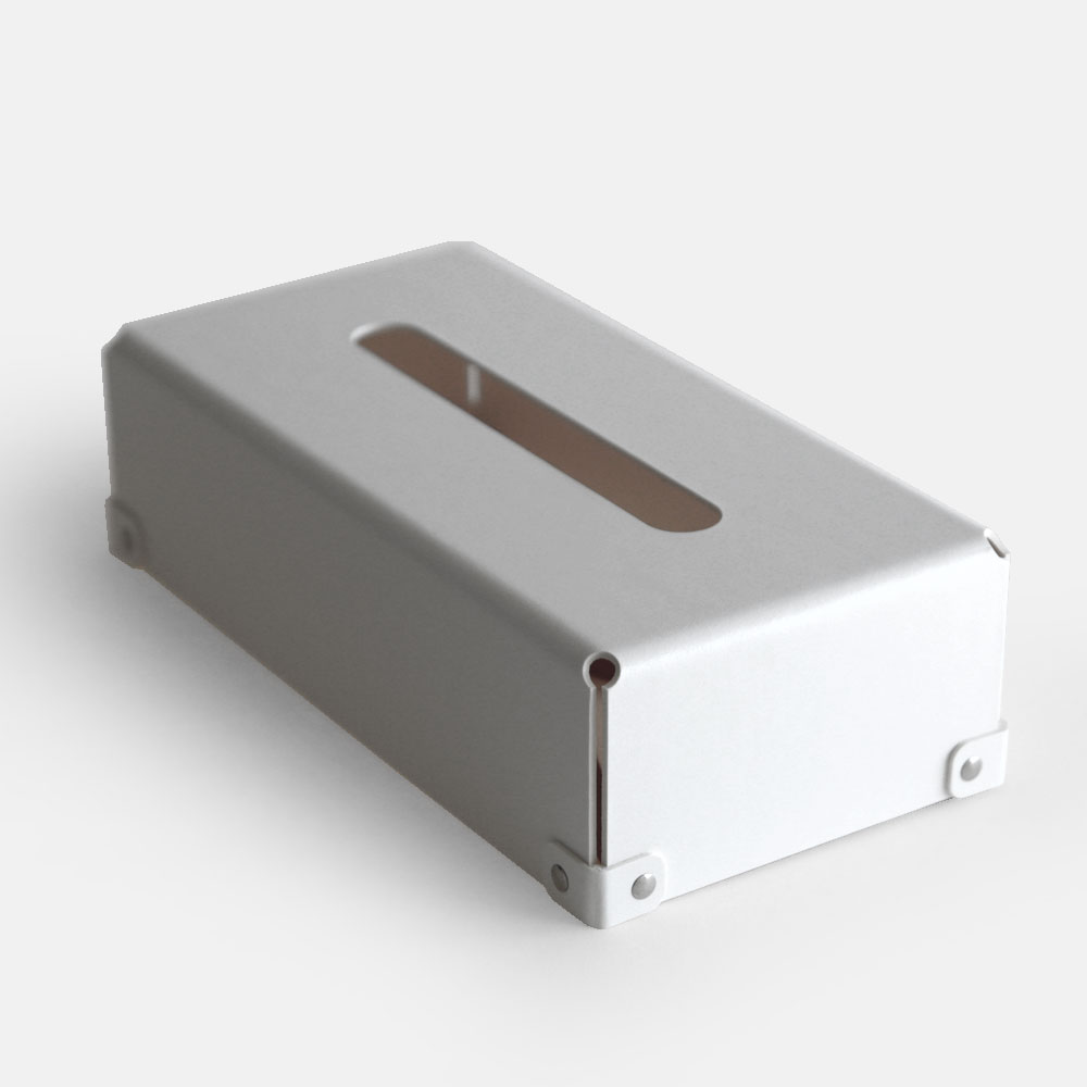 楽天市場】concrete craft / BUTTON TISSUE BOX(Grey