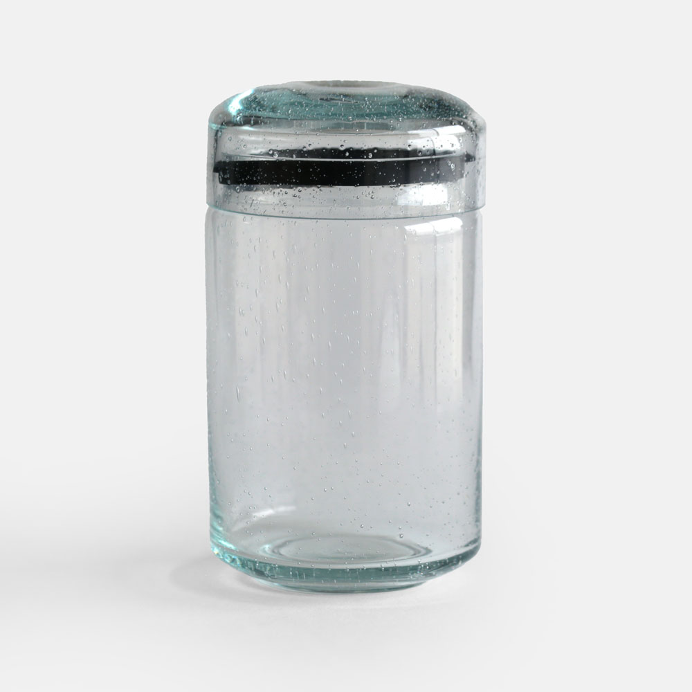 SERAX セラックス / Jar With Lid Pure size:L｜硝子ジャー 保護すること瓶 キャニスター 勝手もと装置 北欧 水の泡 分かりやすい 差し上げ物 Pascale Naessens｜118166