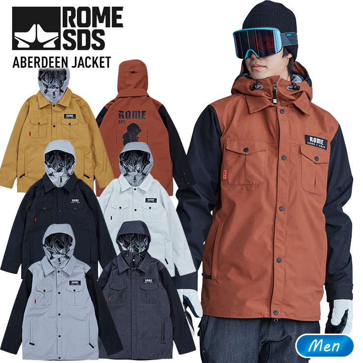 公式の アウトレット特価 Rome ローム Aberdeen Jacket アバディーンジャケット 19 メンズ 男性用 スノーボードウェア スノーウェア スキーウェア ぼーだまん ぼーだまん 在庫処分 Qchfoundation Ca