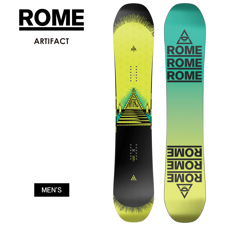 【無料ワックスサービス有】24-25 2025 ROME ローム ARTIFACT アーティファクト スノーボード 板 メンズ