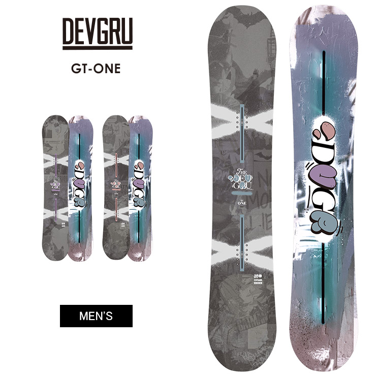 【無料ワックスサービス有】24-25 2025 DEVGRU デブグル GT-ONE スノーボード 板 メンズ