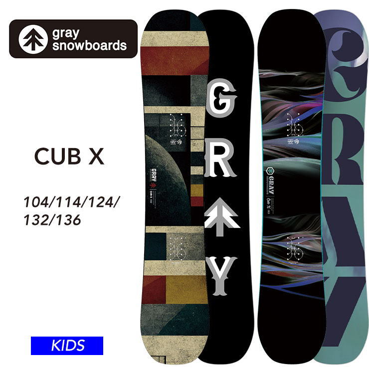 楽天市場】[予約商品] 25-26 GRAY SNOWBOARDS グレイ CUB-X カブ