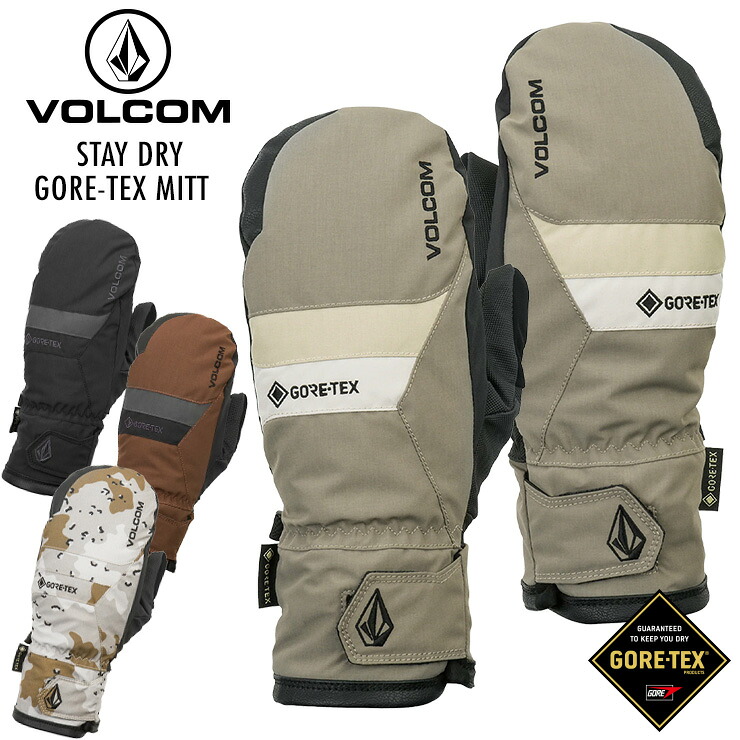 2026 VOLCOM ボルコム STAY DRY GORE-TEX MITT ゴアテックス ミット スノーボードグローブ スキーグローブ 手袋 防寒 【ぼーだまん】|ぼーだまん