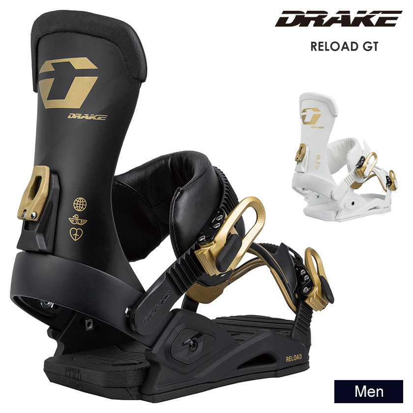 RELOAD GT スノーボードビンディング ブラック/ホワイト 25-26 楽天市場】25-26 DRAKE / ドレイク RELOAD GT リロードジー