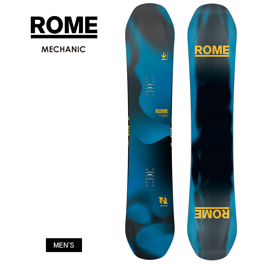 【無料ワックスサービス有】ROME ローム MECHANIC メカニック 25-26 2026 スノーボード 板 メンズ