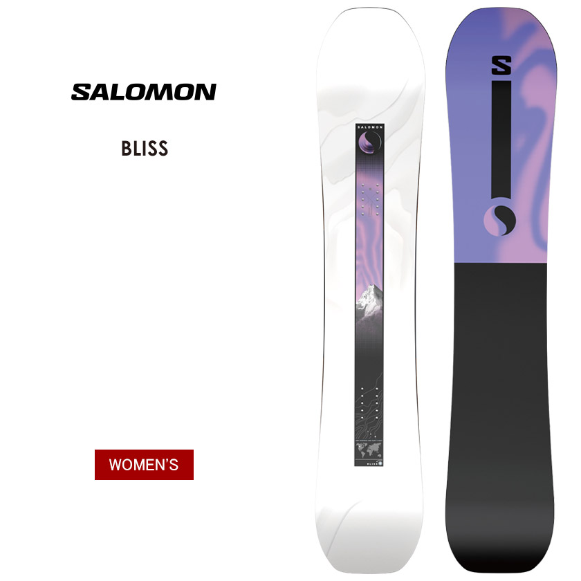 【無料ワックスサービス有】SALOMON サロモン BLISS ブリス 25-26 2026 スノーボード 板 レディース ウーメンズ