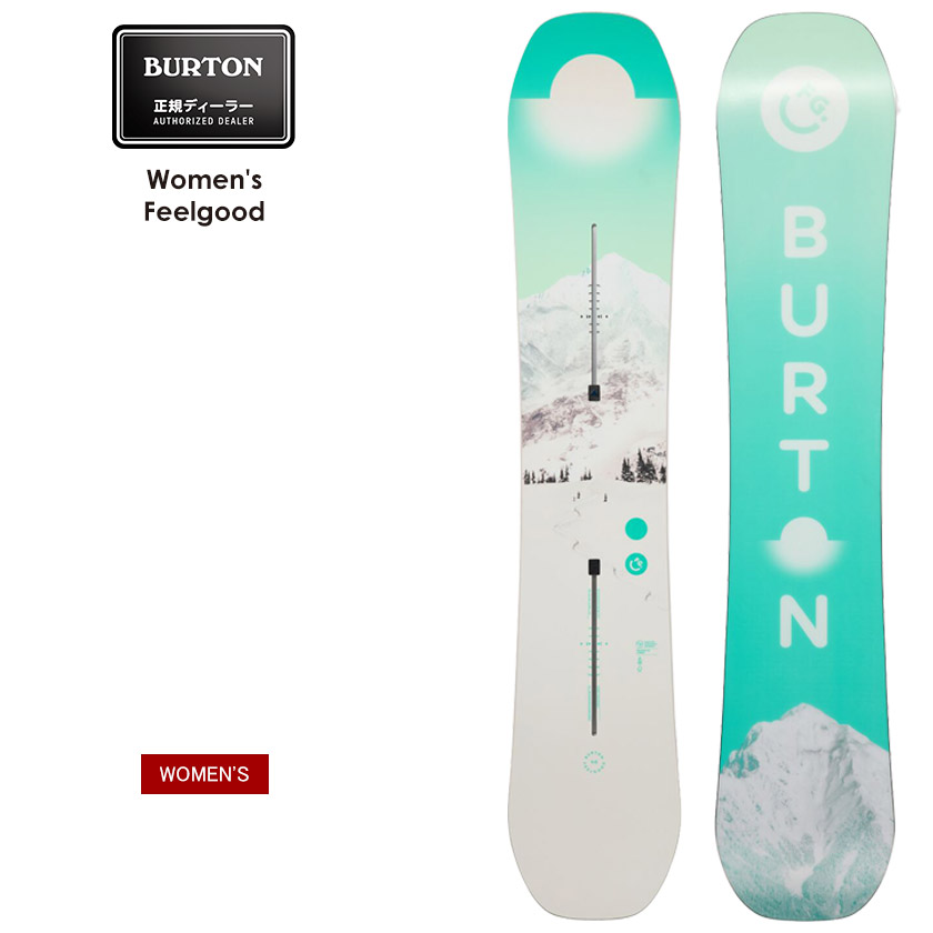 【無料ワックスサービス有】BURTON バートン Women's Feelgood ウーメンズフィールグッド 25-26 2026 スノーボード 板