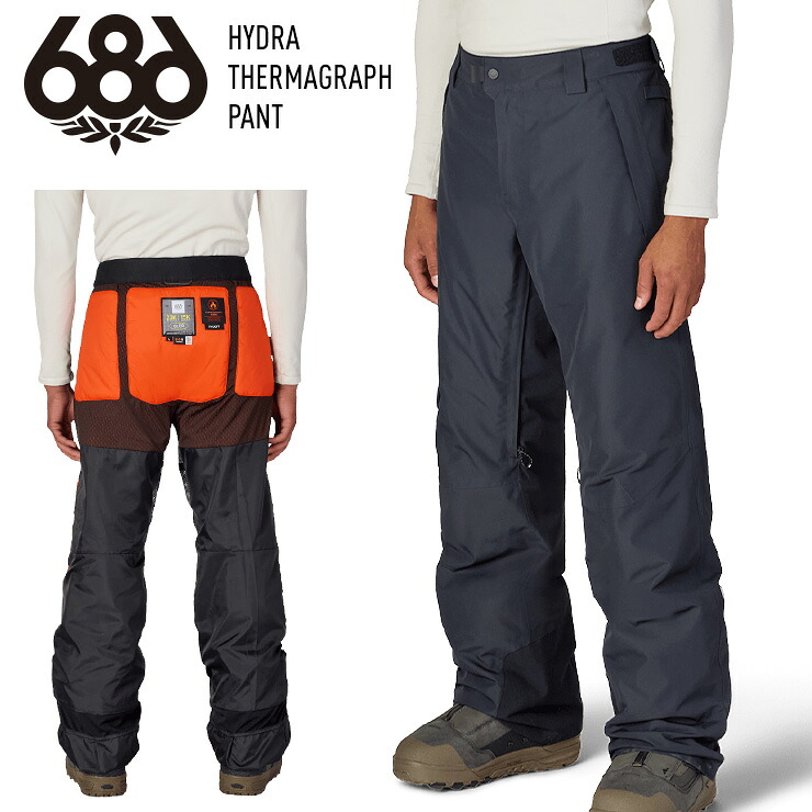 【早期予約】2027 686 シックスエイトシックス HYDRA THERMAGRAPH PANT ハイドラサーマグラフ パンツ スノーボード スノボー スキー ウェア M6WN275 【ぼーだまん】｜ぼーだまん