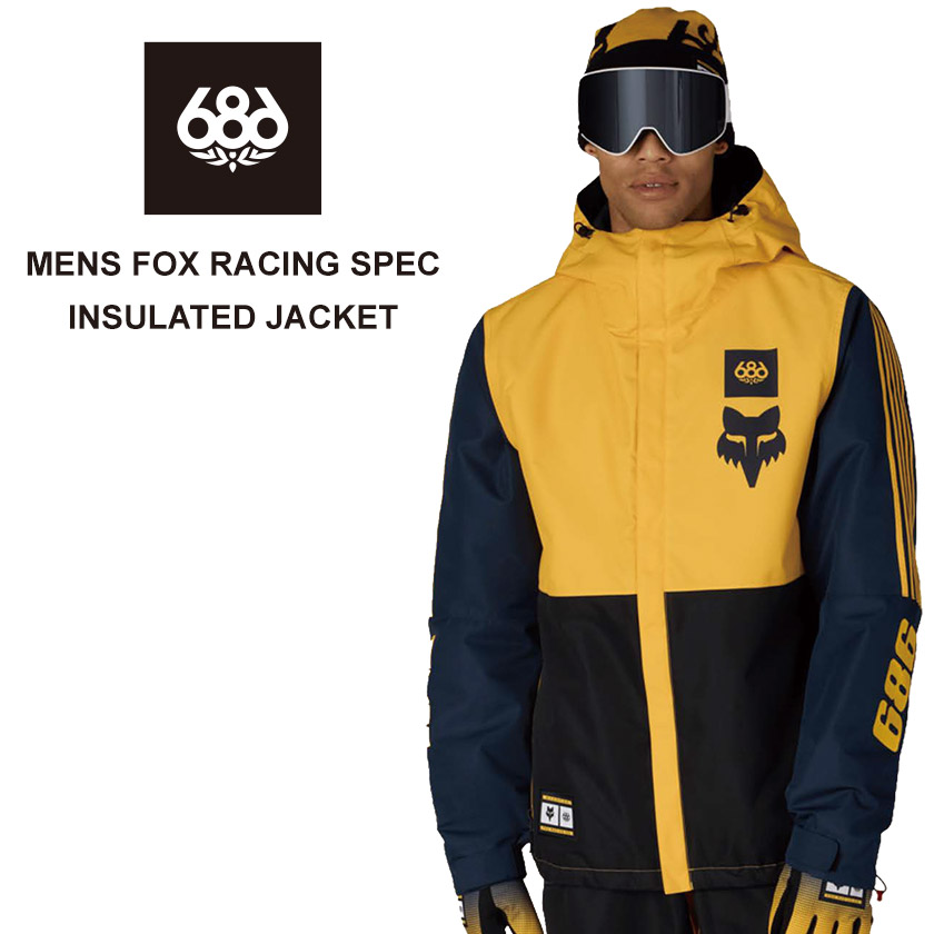 【早期予約】26-27 2027 686 シックスエイトシックス MENS FOX RACING SPEC INSULATED JACKET フォックスレーシングスペックインシュレイテッドジャケット ティーンズ｜ぼーだまん