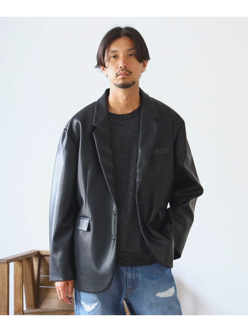 楽天市場】ambiance / Fake Leather Blouson B:MING by BEAMS