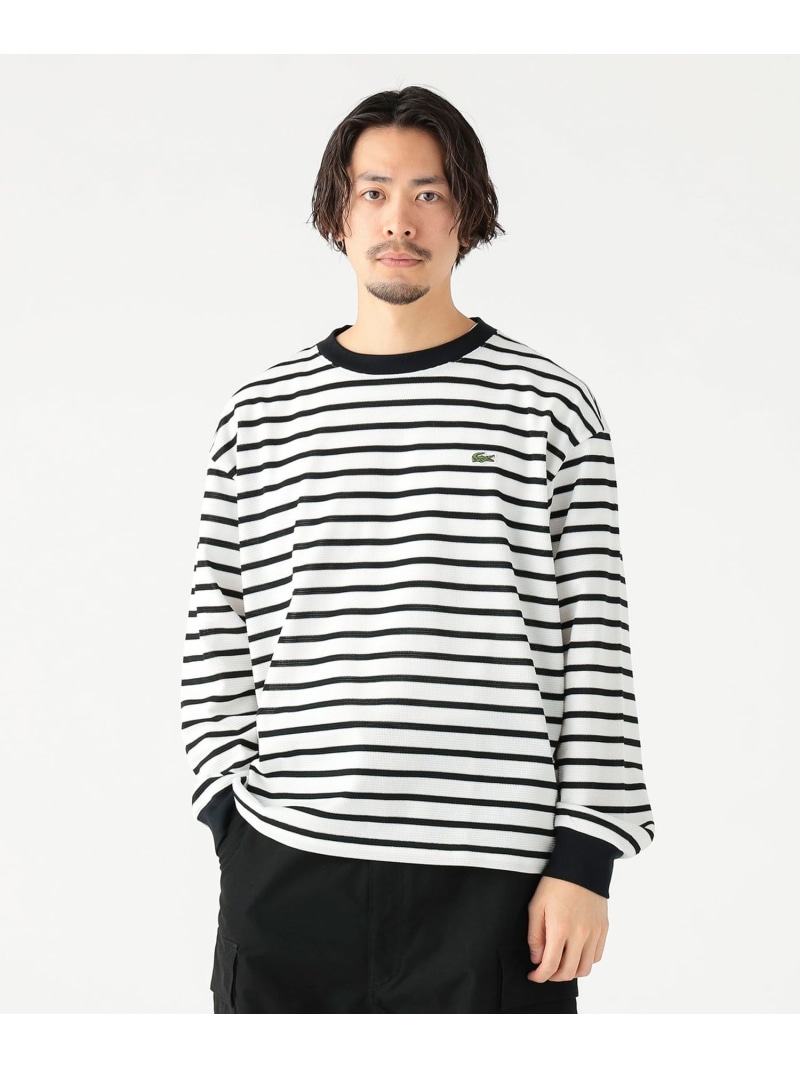 楽天市場】『別注』LACOSTE×DOORS thick pique crew long-sleeve