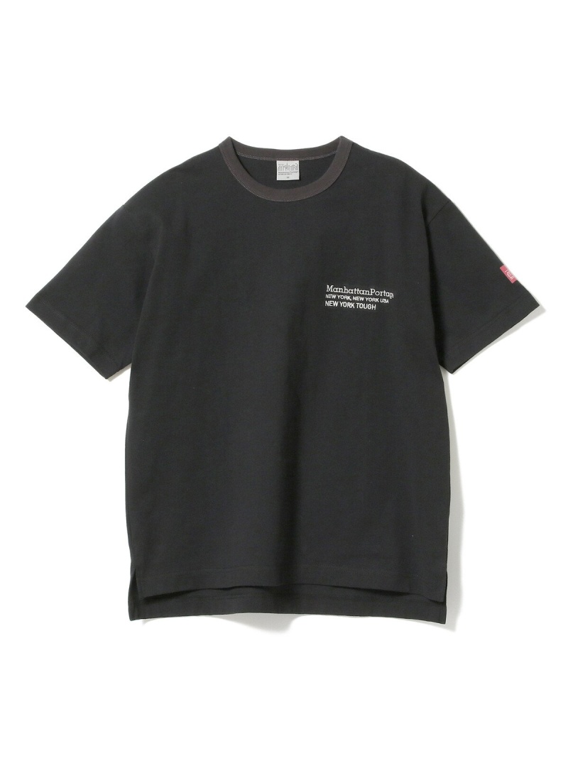 Manhattan Portage B Ming By Beams 別注 ロゴタイプ リンガーtジャージー B Ming By Beams ビーミング 人生商家 バイ ビームス カットソー Tシャツ 貨物輸送無料 Rakuten Fashion B Ming Life Store By Beams メンズ カットソー ビーミング