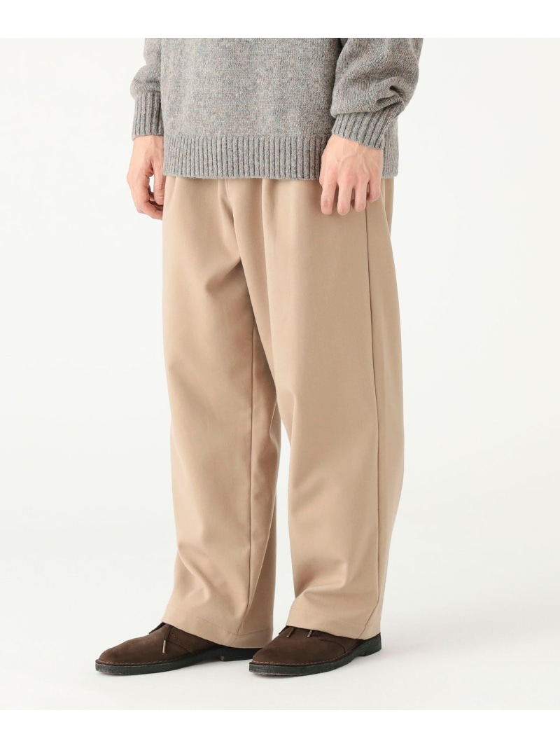 ウォーム ワイド パンツ B:MING by BEAMS ビーミング ライフストア バイ ビームス パンツ その他のパンツ ベージュ ブラック グレー【送料無料】[ Fashion]