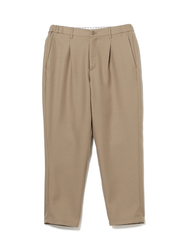パンツ スラックス B:MING by BEAMS   NOMAD CROSSMOVA（R）ソリッド 1プリーツ スラックス