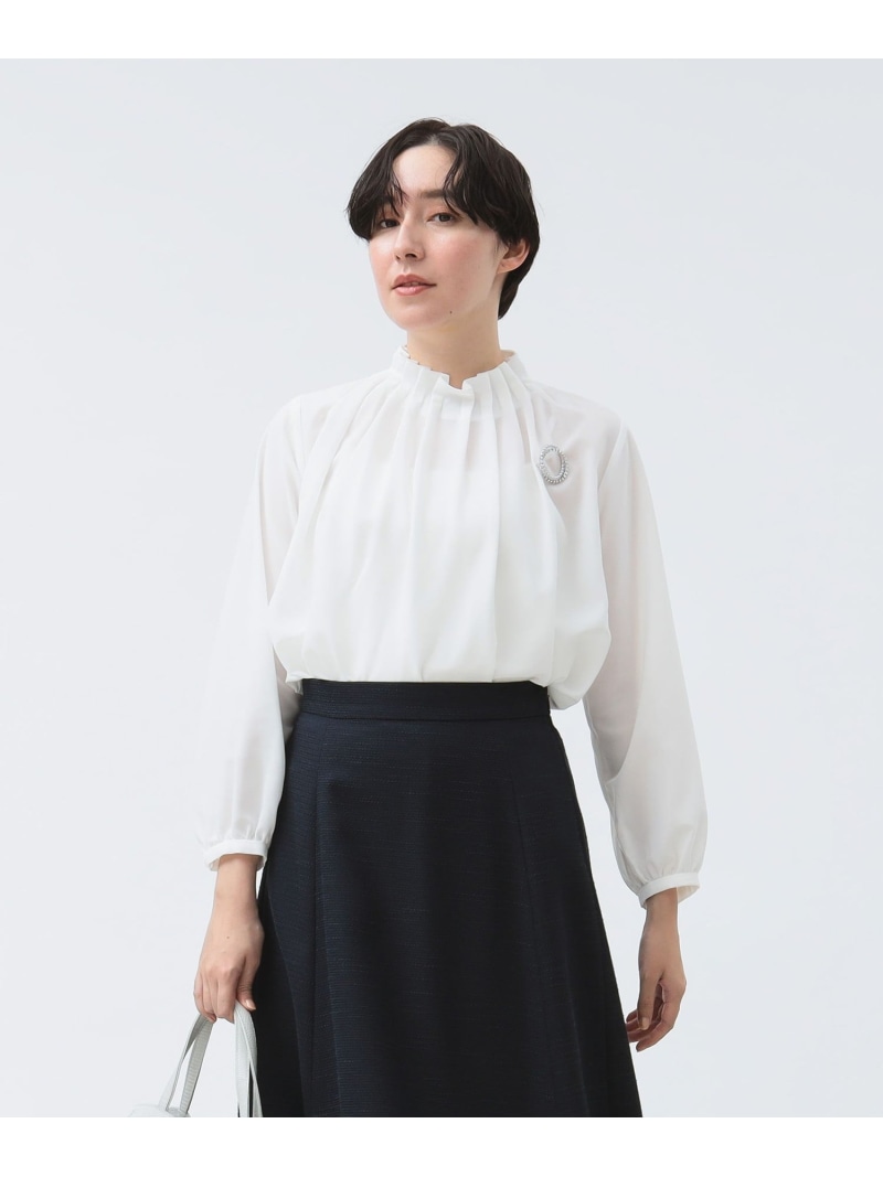 B:MING by BEAMS スタンド フリル ブラウス セレモニー 卒業式 入学式