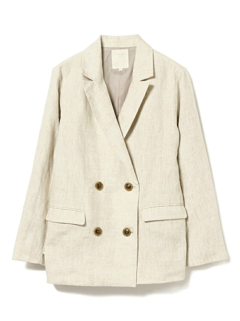 【楽天市場】【SALE／60%OFF】B:MING by BEAMS / 麻 ダブルブレスト ジャケット 20SS B:MING by ...