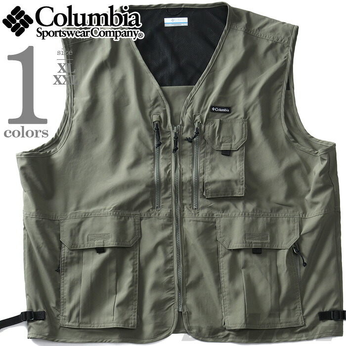 大きいサイズ メンズ Columbia コロンビア ユーティリティ ベスト Silver Ridge Utility Vest USA直輸入 2030731｜大きいサイズの店ビッグエムワン