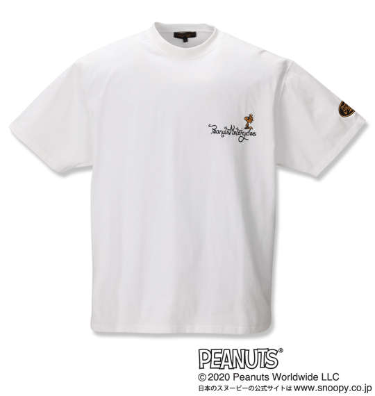 楽天市場 大きいサイズ メンズ Flagstaff Peanuts スヌーピーコラボ 半袖 Tシャツ ホワイト 1278 0257 1 3l 4l 5l 6l 大きいサイズの店ビッグエムワン