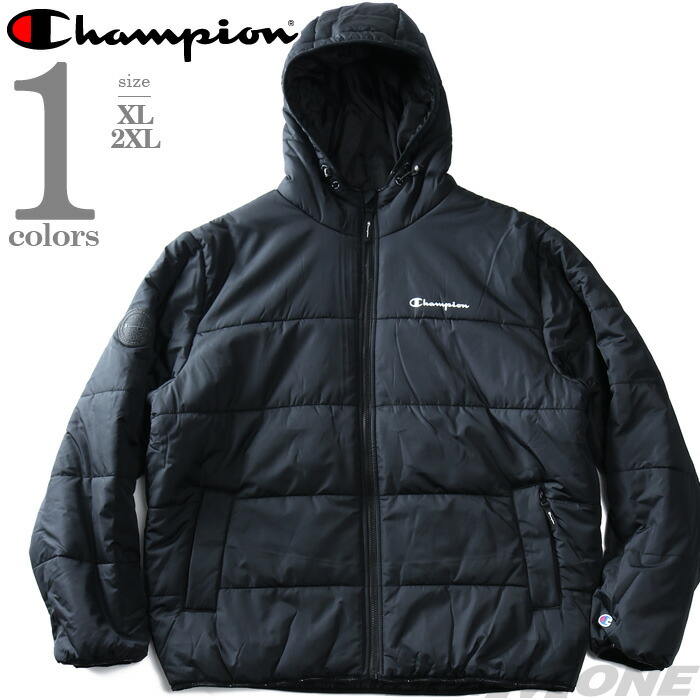 大きいサイズ メンズ Champion チャンピオン フーデッド 中綿 ジャケット USA直輸入 v74728-586n6a 0000305554029.jpg