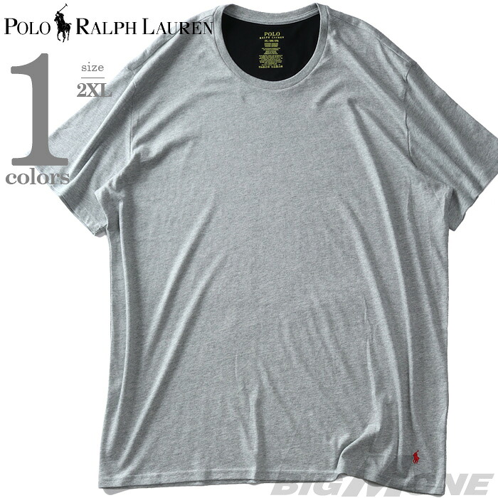 大きいサイズ メンズ POLO RALPH LAUREN ポロ ラルフローレン ロゴ刺繍 半袖 Tシャツ USA直輸入 p051rl