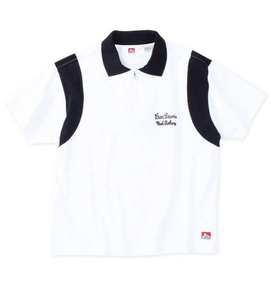 【ビッグサイズ】ベンデイビス ボーリングシャツ ホワイト&ブラック XLサイズ ビッグサイズ】ベンデイビス ボーリングシャツ ホワイト