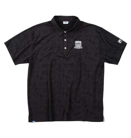 大きいサイズ メンズ FILA GOLF メッシュ カモフラ ジャガード 半袖 シャツ ブラック 1278-5221-2 3L 4L 5L 6L|大きいサイズの店ビッグエムワン