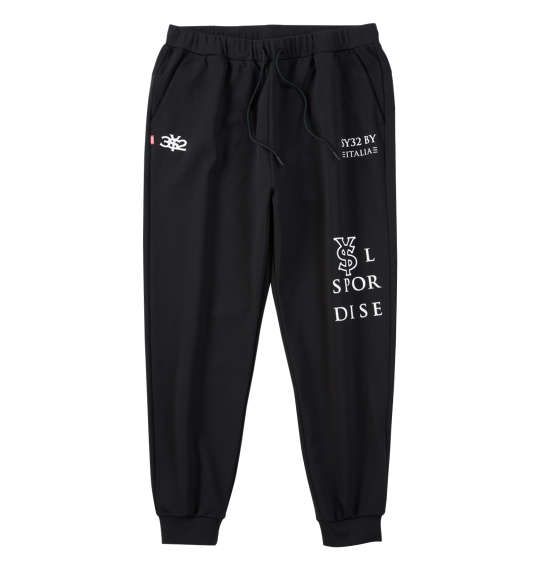 SY32 ストレッチ ブラックパンツ XL SY32 BY SWEET YEARS GOLF［エスワイサーティトゥバイスウィート