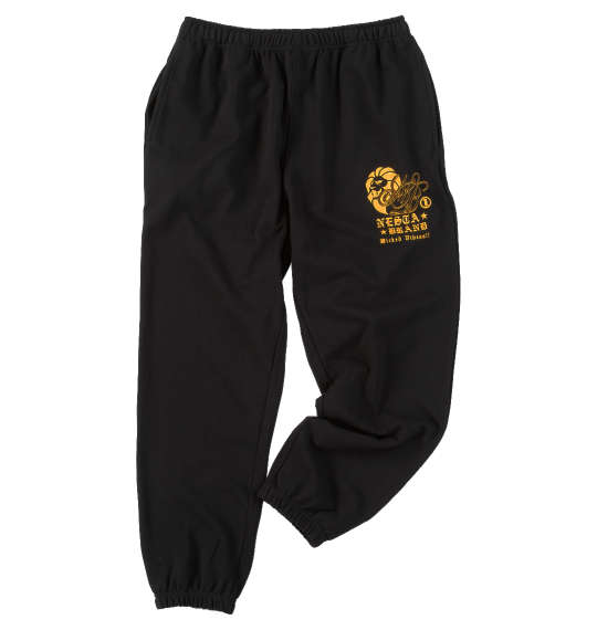 大きいサイズ メンズ NESTA BRAND 裏毛 スウェット パンツ ブラック 1274-5335-2 3L 4L 5L 6L 8L｜大きいサイズの店ビッグエムワン