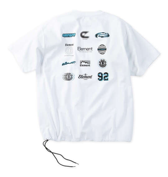 大きいサイズ メンズ ELEMENT DRY&HEAVY AUTHENTIC 半袖 Tシャツ ホワイト 1278-6298-1 3L 4L 5L 6L